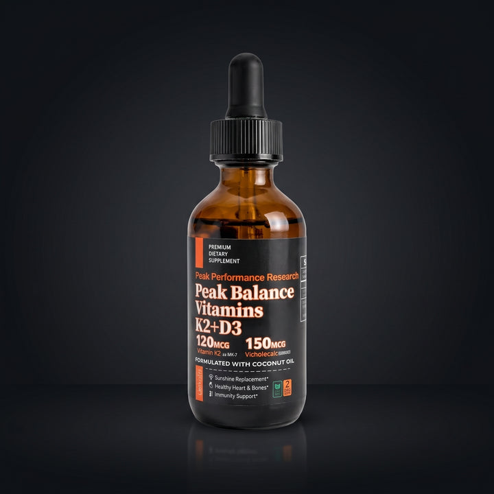 Vitamin K2 + D3 Liquid Drops with MCT Coconut Oil
